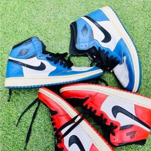 Nike Air Jordan Retro High in Red and Blue